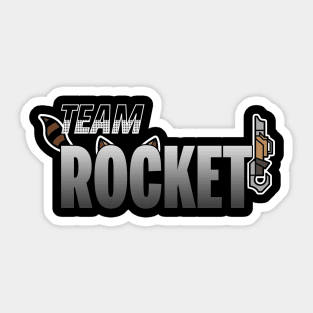 Team Rocket Raccoon Sticker